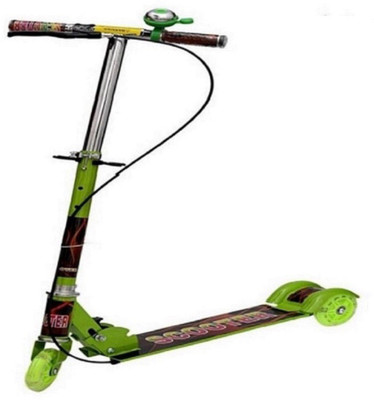 Fabofly 3 Wheel Folding Scooter with LED lights on wheels and Bell & Handbrakes(Green)
Fabofly 3 Wheel Folding Scooter with LED lights on wheels and Bell & Handbrakes(Green)