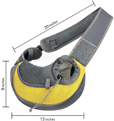 SRI Pet Sling Carrier by - Small Dog Cat Sling Pet Carrier Bag Safe Comfortable Machine Washable Adjustable Pouch Single Shoulder Handbag for Pets Yellow Purse Pet Carrier(Suitable For Dog, Cat)
SRI Pet Sling Carrier by - Small Dog Cat Sling Pet Carrier Bag Safe Comfortable Machine Washable Adjustable Pouch Single Shoulder Handbag for Pets Yellow Purse Pet Carrier(Suitable For Dog, Cat)