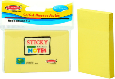 Bambalio Sticky Note Pad - 2 x 3 inch, 12 Packs of 100 Sheets Each,Yellow BSNS-02 100 Sheets Self Adhesive, 1 Colors(Yellow)
Bambalio Sticky Note Pad - 2 x 3 inch, 12 Packs of 100 Sheets Each,Yellow BSNS-02 100 Sheets Self Adhesive, 1 Colors(Yellow)