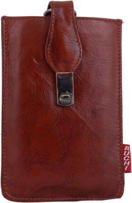 Tickles Brown Fancy Mobile Pouch Waist Clip For Women Girls Mobile Pouch(Brown)