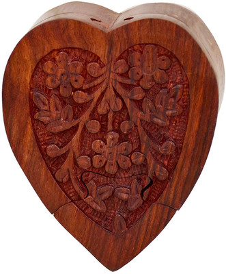 Craftpoint Magic Wooden Puzzle Box 'Achy Breaky Heart': Handmade Mystery Keepsake Box Game Gift(1 Pieces)
Craftpoint Magic Wooden Puzzle Box 'Achy Breaky Heart': Handmade Mystery Keepsake Box Game Gift(1 Pieces)