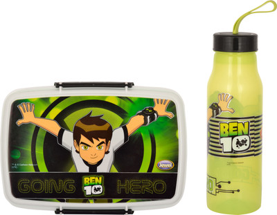 Jayco Fliplock Small Plastic lunch box and Polo small water bottle set for kids Ben 10 Print School Set
Jayco Fliplock Small Plastic lunch box and Polo small water bottle set for kids Ben 10 Print School Set