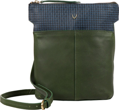 Hidesign Women Casual Blue Genuine Leather Sling Bag
Hidesign Women Casual Blue Genuine Leather Sling Bag