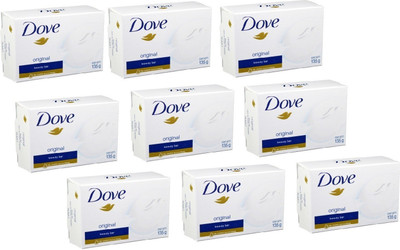 Dove Imported (Made in Germany) Original Soap Beauty Bar, 135g each(1215 g, Pack of 9)
Dove Imported (Made in Germany) Original Soap Beauty Bar, 135g each(1215 g, Pack of 9)