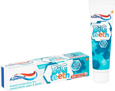 Aqua Fresh Big Teeth Toothpaste (6Y+) - 75ml Toothpaste(75 g)
