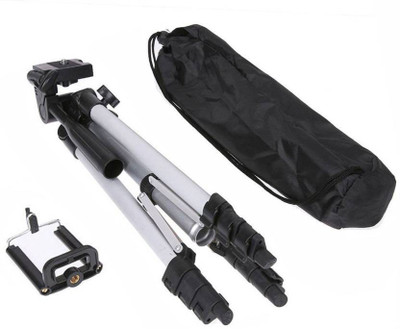 Syvo 3110 Portable & Foldable Camera & Mobile Tripod with Mobile Clip Holder Bracket Fully Flexible Mount Cum Tripod Stand Tripod Tripod(Silver, Supports Up to 1500)
Syvo 3110 Portable & Foldable Camera & Mobile Tripod with Mobile Clip Holder Bracket Fully Flexible Mount Cum Tripod Stand Tripod Tripod(Silver, Supports Up to 1500)
