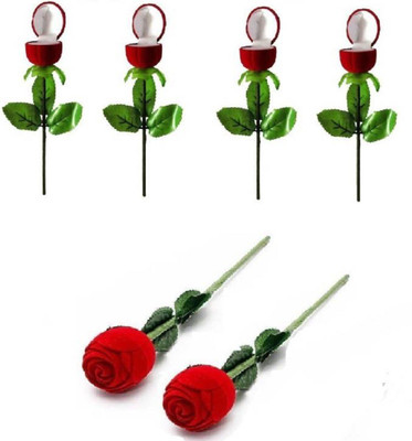 shivanshshine Pack of 6 pcs Symbol Of Love Rose Ring Box (Red) Ring Box Vanity Box(Red, Maroon)
shivanshshine Pack of 6 pcs Symbol Of Love Rose Ring Box (Red) Ring Box Vanity Box(Red, Maroon)