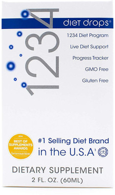 Creative Bioscience 1234 Diet Drops, 1 Bottle, 2 Ounce(60 ml)