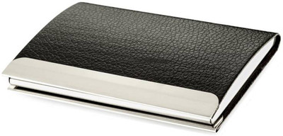 Life time leather Men Casual Black Aluminium Card Holder(12 Card Slots), Black/silver
Life time leather Men Casual Black Aluminium Card Holder(12 Card Slots), Black/silver