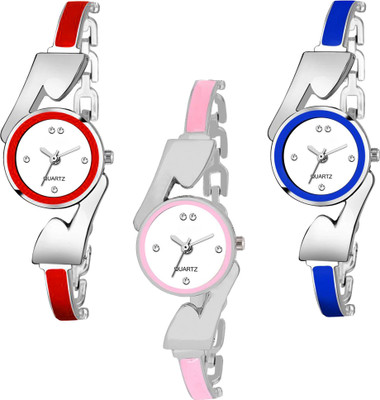 OpenDeal Combo Pack 3 Best Artist Design Party-Wedding Stylish Multicolor Bracelet Analog Watch For Girls & Women OD-NW07 Watch - For Women
OpenDeal Combo Pack 3 Best Artist Design Party-Wedding Stylish Multicolor Bracelet Analog Watch For Girls & Women OD-NW07 Watch - For Women