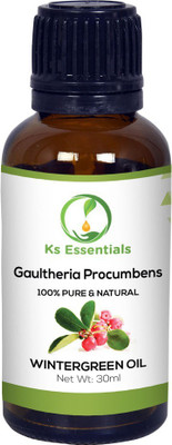 Ks Essentials 100% Pure Wintergreen Essential Oil Natural & Undiluted (30ml)(30 ml)
Ks Essentials 100% Pure Wintergreen Essential Oil Natural & Undiluted (30ml)(30 ml)