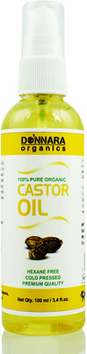 Donnara Organics 100% Pure Castor oil(100 ml)(100 ml)