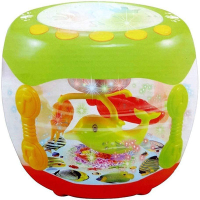 Turban Toys Flash Drum Rotating 3D Lights & Fishes with Music, Songs & English Learner(Multicolor)
Turban Toys Flash Drum Rotating 3D Lights & Fishes with Music, Songs & English Learner(Multicolor)