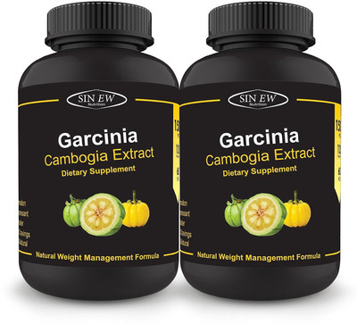 Sinew Nutrition Garcinia Cambogia Extract -(120 Capsules - Pack of 2) 1500 mg Per Serving, 100 % Veg, Pure & Natural Weight Management & Appetite Suppressant Supplement(1500 mg)
Sinew Nutrition Garcinia Cambogia Extract -(120 Capsules - Pack of 2) 1500 mg Per Serving, 100 % Veg, Pure & Natural Weight Management & Appetite Suppressant Supplement(1500 mg)