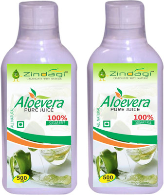 Zindagi Aloevera Juice - Sugarfree Aloevera Plant Juice For Healthy Skin - Natural Health Drink(500 ml)
Zindagi Aloevera Juice - Sugarfree Aloevera Plant Juice For Healthy Skin - Natural Health Drink(500 ml)