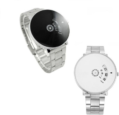 pmax Black And White Dial Stainless Still Strap Couple Watches Combo for boys & girls Watch - For Men & Women
pmax Black And White Dial Stainless Still Strap Couple Watches Combo for boys & girls Watch - For Men & Women