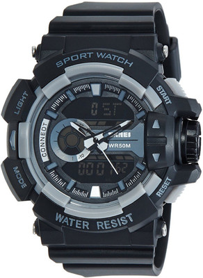 Skmei Analog-Digital Multi-Colour Dial Unisex Watch - 1117BBGREY Watch - For Men & Women
Skmei Analog-Digital Multi-Colour Dial Unisex Watch - 1117BBGREY Watch - For Men & Women