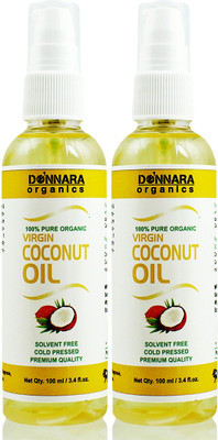 Donnara Organics 100% Pure Virgin Coconut oil Combo pack of 2 bottles of 100 ml(200 ml)(200 ml)
Donnara Organics 100% Pure Virgin Coconut oil Combo pack of 2 bottles of 100 ml(200 ml)(200 ml)