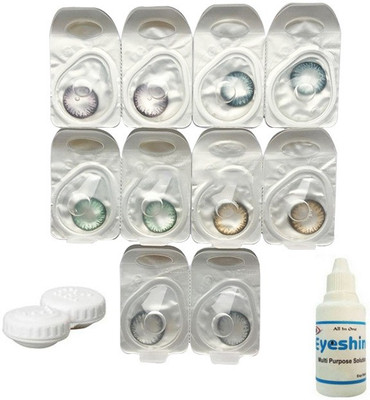 Soft Eye 5 pair dark blue grey honey hazel purple contact lens Monthly Contact Lens(0.0, dark blue, grey, honey, hazel, purple, Pack of 5)
Soft Eye 5 pair dark blue grey honey hazel purple contact lens Monthly Contact Lens(0.0, dark blue, grey, honey, hazel, purple, Pack of 5)