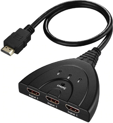 ACUTAS Mini 3 Port HDMI Splitter Adapter Cable 1.4b 4K*2K 1080P Switcher HDMI Switch 3 In 1 Out 3x1 Hub Box for HDTV Xbox PS3 PS4 HDMI Cable(Compatible with HDTV, Xbox, PS3 PS4, Black)
ACUTAS Mini 3 Port HDMI Splitter Adapter Cable 1.4b 4K*2K 1080P Switcher HDMI Switch 3 In 1 Out 3x1 Hub Box for HDTV Xbox PS3 PS4 HDMI Cable(Compatible with HDTV, Xbox, PS3 PS4, Black)