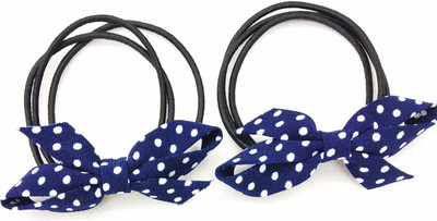 Fairytale Polkha Dots Bow Hair Rubber Band Ponytail Holder For Girl's And Woman's. Set Of 2 pcs Rubber Band, Hair Band(Blue)
Fairytale Polkha Dots Bow Hair Rubber Band Ponytail Holder For Girl's And Woman's. Set Of 2 pcs Rubber Band, Hair Band(Blue)
