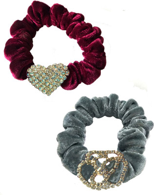 Shreya Collection Combo of 2 Designer Party Wear Crystal Rhinestone Studded Hair Accessories for Women & Girls Elastic Ponytail Holder Hair Rubber Band - 10009.1 Rubber Band(Multicolor)
Shreya Collection Combo of 2 Designer Party Wear Crystal Rhinestone Studded Hair Accessories for Women & Girls Elastic Ponytail Holder Hair Rubber Band - 10009.1 Rubber Band(Multicolor)