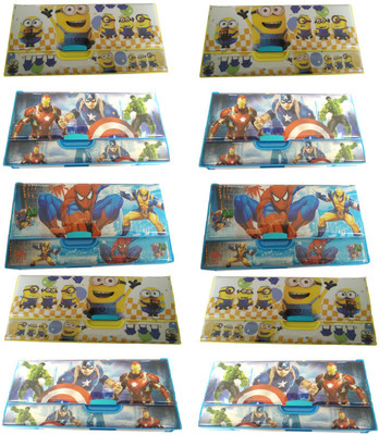 kaykon 10 SuperHero Pencil Box Return Birthday Gifts For Boys With 4 Drawers Jumbo Size High Quality - 24cm X 11cm X 3 Cm Cartoon Characters Art Plastic Pencil Boxes(Set of 10, Multicolor)
kaykon 10 SuperHero Pencil Box Return Birthday Gifts For Boys With 4 Drawers Jumbo Size High Quality - 24cm X 11cm X 3 Cm Cartoon Characters Art Plastic Pencil Boxes(Set of 10, Multicolor)