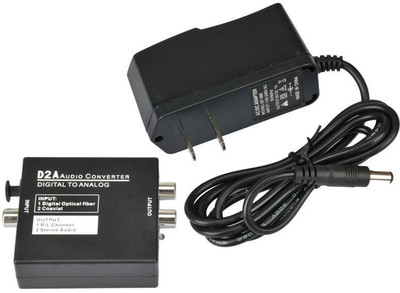 Microware Mini D2A Digital Optical Coax Coaxial Toslink to Analog RCA L/R Audio Converter Media Streaming Device(Black)
Microware Mini D2A Digital Optical Coax Coaxial Toslink to Analog RCA L/R Audio Converter Media Streaming Device(Black)