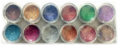 Tenderbery 12 Shade Shimmer Glitter(MultiColor)
