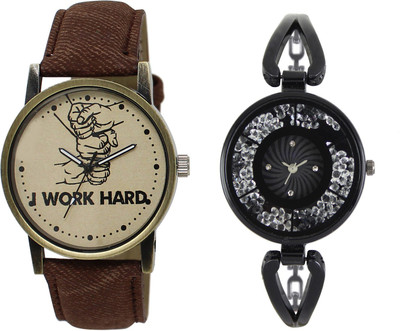 Shocknshop LR29_211 Designer Analog Leather and Chain Strap Couple Watch - For Men & Women
Shocknshop LR29_211 Designer Analog Leather and Chain Strap Couple Watch - For Men & Women