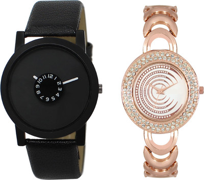 Shocknshop LR25_202 Designer Analog Leather and Chain Strap Couple Watch - For Men & Women
Shocknshop LR25_202 Designer Analog Leather and Chain Strap Couple Watch - For Men & Women