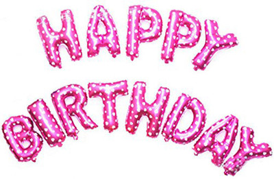 AMFIN Solid Happy Birthday Letter Foil Balloon PINK 11 Letter Balloon(Pink, Pack of 1)
AMFIN Solid Happy Birthday Letter Foil Balloon PINK 11 Letter Balloon(Pink, Pack of 1)
