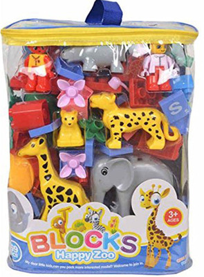IndusBay Happy Zoo Building Blocks Kids Zoo Learning Blocks with Animals (69 pcs - Big Size)(Multicolor)
IndusBay Happy Zoo Building Blocks Kids Zoo Learning Blocks with Animals (69 pcs - Big Size)(Multicolor)