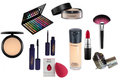 divas beauty Sponge Puff & Match Master Foundation,Padma Eyeliner, Mascara, 88 Shade Eyeshadow Palette, Loose Powder, Compact, Matte Finish Lipstick, Makeup Brush, Mirroe Nail Polish (Set of 10)(Set of 10)
divas beauty Sponge Puff & Match Master Foundation,Padma Eyeliner, Mascara, 88 Shade Eyeshadow Palette, Loose Powder, Compact, Matte Finish Lipstick, Makeup Brush, Mirroe Nail Polish (Set of 10)(Set of 10)