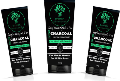 PRAMSH Activated Charcoal Peel Off Mask 300g (Medical Grade)-For Anti Acne Blackhead Removal Instant Glow(300 g)
PRAMSH Activated Charcoal Peel Off Mask 300g (Medical Grade)-For Anti Acne Blackhead Removal Instant Glow(300 g)