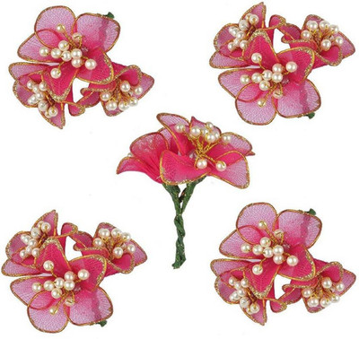 INAAYA Hair Accessories, Flowers Hair Juda Pins Juda Pins For Women And Girls Wedding And Party Wear, Pink, Set Of 5 Hair Pin(Pink)
INAAYA Hair Accessories, Flowers Hair Juda Pins Juda Pins For Women And Girls Wedding And Party Wear, Pink, Set Of 5 Hair Pin(Pink)