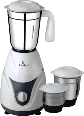Candes 155 Krish 500W Mixer Grinder 500 W Mixer Grinder(White, Grey, 3 Jars), Grey;white
Candes 155 Krish 500W Mixer Grinder 500 W Mixer Grinder(White, Grey, 3 Jars), Grey;white