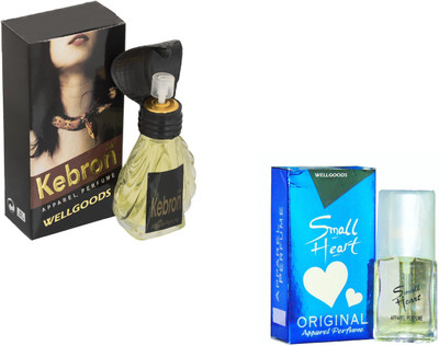 Wellgoods Pack of (2) Kebron- Small Heart Blue(20) - 50ml Eau de Parfum - 50 ml(For Men & Women)
Wellgoods Pack of (2) Kebron- Small Heart Blue(20) - 50ml Eau de Parfum - 50 ml(For Men & Women)