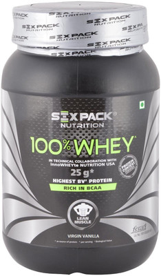 SIX PACK NUTRITION 100% Whey Protein(1 kg, Virgin Vanilla)