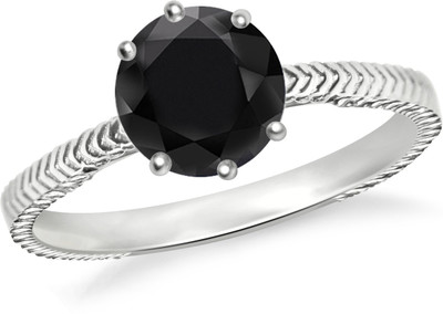 SilverDew Fancy Black Diamond Solitaire Office & Party Ring 14K White Rhodium Rope Design Ring For Women's And Girl's Sterling Silver Cubic Zirconia Ring
SilverDew Fancy Black Diamond Solitaire Office & Party Ring 14K White Rhodium Rope Design Ring For Women's And Girl's Sterling Silver Cubic Zirconia Ring