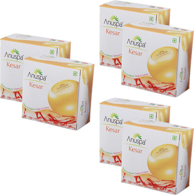 Anuspa 6 Herbal Kesar 125g each(125 g, Pack of 6)