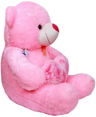 ZOONIO Pink Jumbo Teddy-3 Feet - 40 cm(Black)