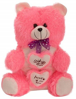 GAMERPOINT Pink double Dil Teddy Bear - 11 cm(Black)
