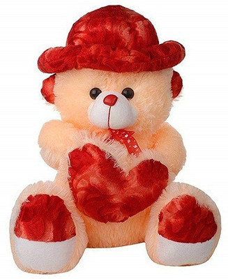 GAMERPOINT Red & Cream Color Cap teddy bear 60 cm - 11 cm(Black)