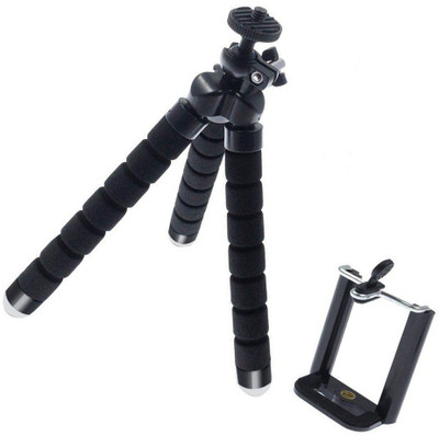 LIFEMUSIC Sponge Flexible Sponge Octopus Tripod Standwith Three-dimensional Head & Quick Release Plate Only 150 gm (Black) Tripod Tripod(Multicolor, Supports Up to 1000)
LIFEMUSIC Sponge Flexible Sponge Octopus Tripod Standwith Three-dimensional Head & Quick Release Plate Only 150 gm (Black) Tripod Tripod(Multicolor, Supports Up to 1000)