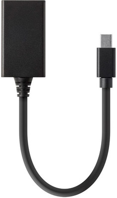 Etake TV-out Cable Black Mini DisplayPort (DP) Male to HDMI Female Adapter, Connector, Jointer, Converter(Black, For Laptop)
Etake TV-out Cable Black Mini DisplayPort (DP) Male to HDMI Female Adapter, Connector, Jointer, Converter(Black, For Laptop)