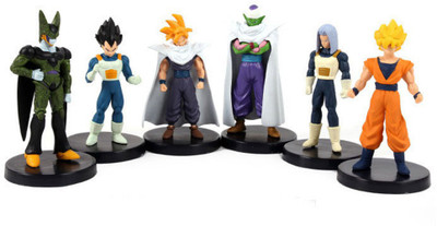 Toy Mela DBZ Dragon Ball Z 6 Pcs. / Set Vegeta, Super Saiyan Goku, Super Saiyan Gohan, Trunks, Cell, Piccolo Action Figure With Stand(Multicolor)
Toy Mela DBZ Dragon Ball Z 6 Pcs. / Set Vegeta, Super Saiyan Goku, Super Saiyan Gohan, Trunks, Cell, Piccolo Action Figure With Stand(Multicolor)