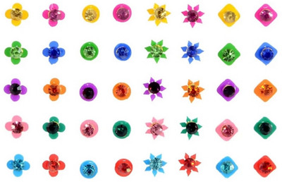beauty gold Traditional fancy small bindi for beautiful lady & girl forehead, nails Multicolor Bindis(mugli marathi, bengali bindi, Bollywood style)
beauty gold Traditional fancy small bindi for beautiful lady & girl forehead, nails Multicolor Bindis(mugli marathi, bengali bindi, Bollywood style)