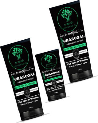 PRAMSH Activated Charcoal Peel Off Mask 260g (Medical Grade)-For Anti Acne Blackhead Removal Instant Glow(260 g)
PRAMSH Activated Charcoal Peel Off Mask 260g (Medical Grade)-For Anti Acne Blackhead Removal Instant Glow(260 g)