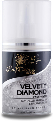 La'Decus Velvety Diamond Face Wash 120ml/4.06 fl.oz -PARABEN FREE face wash for men and women Face Wash(120 ml)
La'Decus Velvety Diamond Face Wash 120ml/4.06 fl.oz -PARABEN FREE face wash for men and women Face Wash(120 ml)
